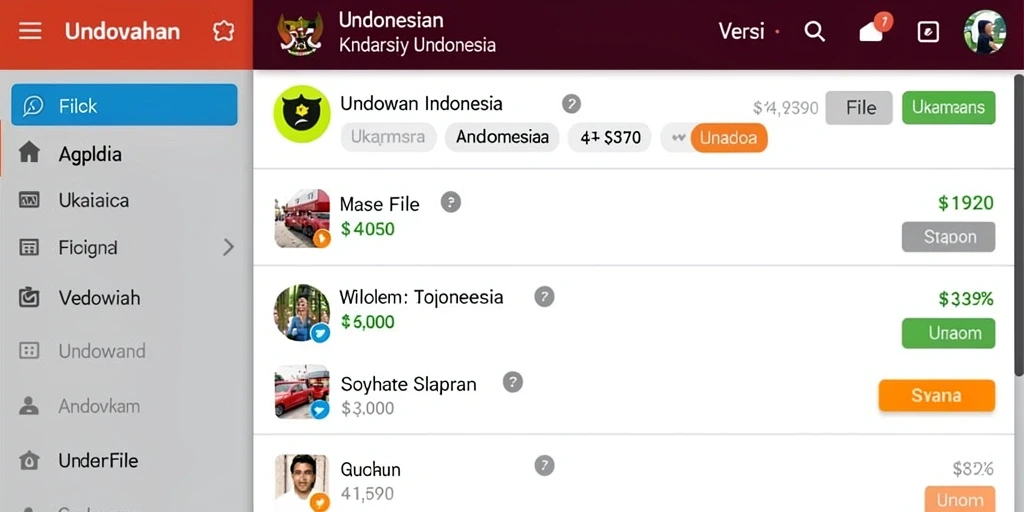 Tampilan antarmuka yang modern dan menarik.