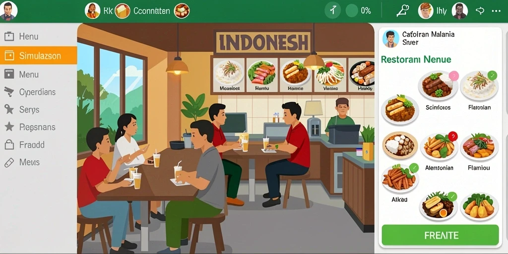 Tampilan antarmuka aplikasi yang menarik dan mudah dinavigasi.