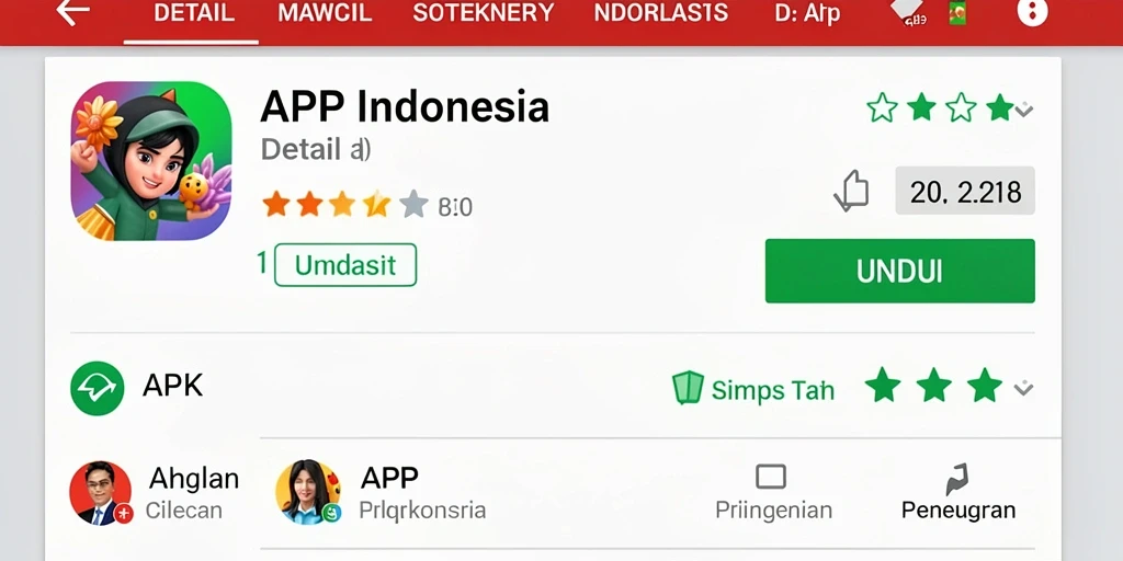 Tampilan antarmuka yang modern dan menarik.