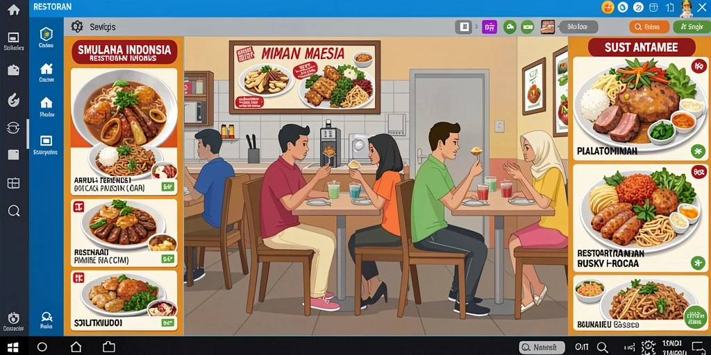 Tampilan antarmuka yang menarik dan mudah digunakan.