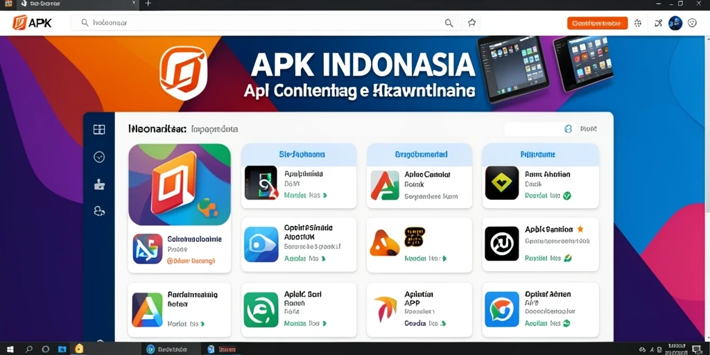 Tampilan utama yang menarik dan intuitif.