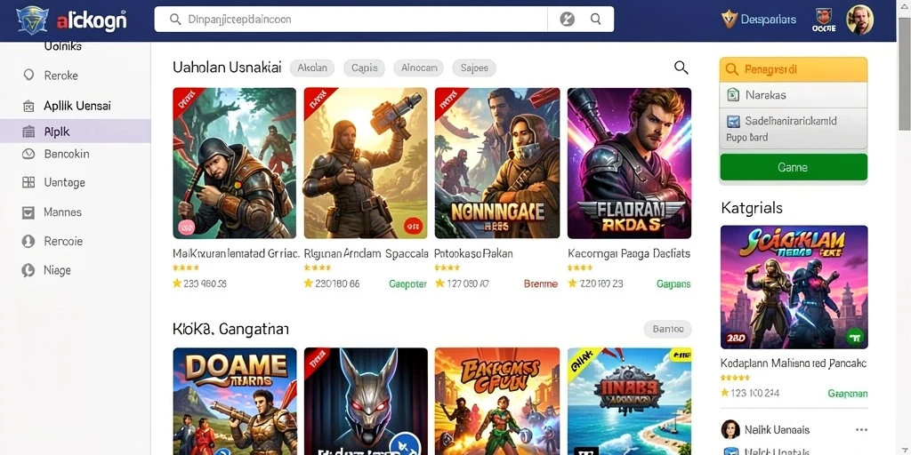 Antarmuka pengguna yang sederhana dan mudah dinavigasi.