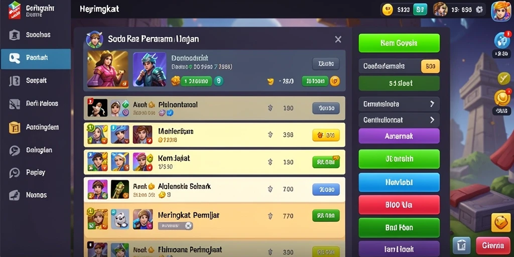 Tampilan grafis yang menawan dan modern.