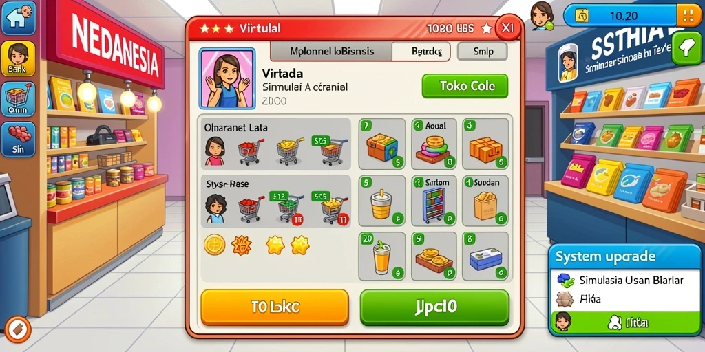 Tampilan menu utama yang menarik dan intuitif.