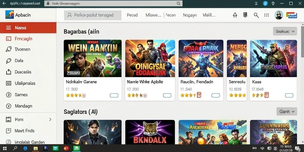 Tampilan antarmuka yang menarik dan user-friendly.