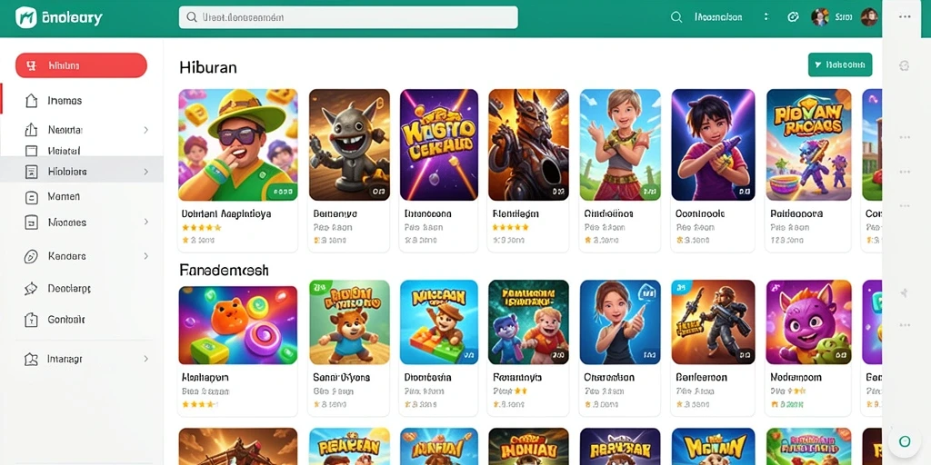 Tampilan antarmuka pengguna yang menarik dan intuitif.