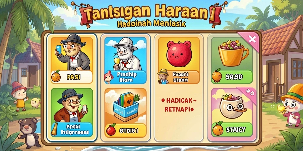 Tampilan awal yang menarik dan mudah dipahami.