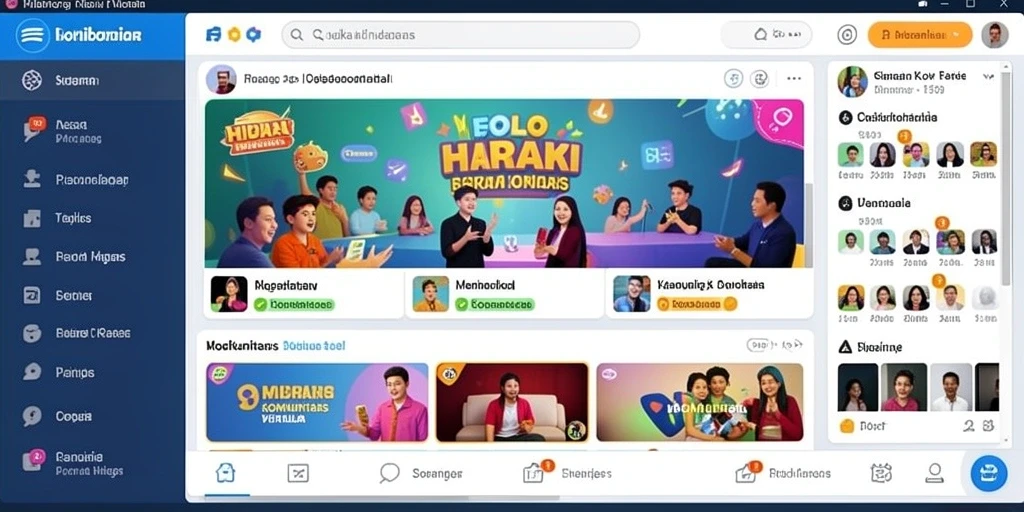 Tampilan antarmuka yang menarik dan mudah dinavigasi.