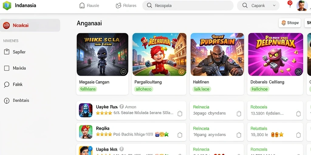 Tampilan antarmuka yang modern dan menarik.