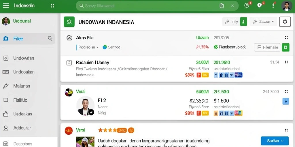 Tampilan antarmuka yang menarik dan mudah digunakan.